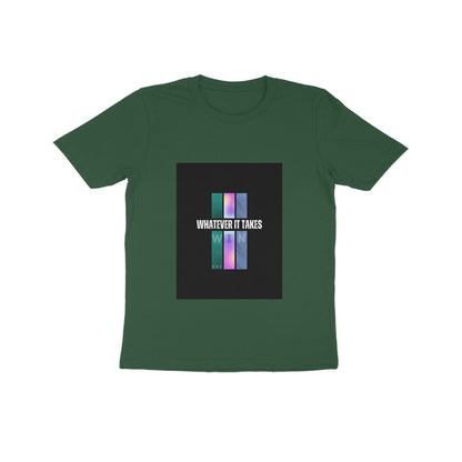 Win Kids round neck short sleeves cotton T-shirt (7-14 years)