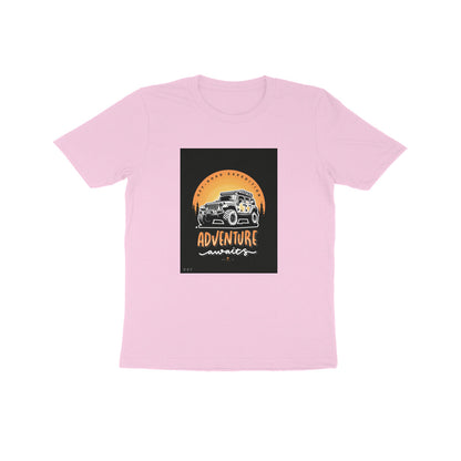 Off Roading Adventure-Kids round neck short sleeves cotton T-shirt (7-14 years)