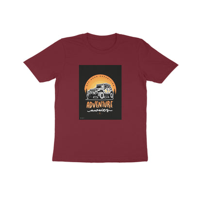 Off Roading Adventure-Kids round neck short sleeves cotton T-shirt (7-14 years)