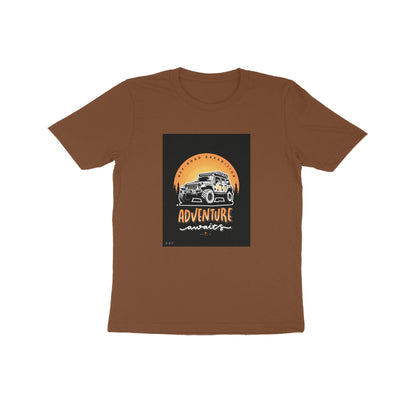 Off Roading Adventure-Kids round neck short sleeves cotton T-shirt (7-14 years)