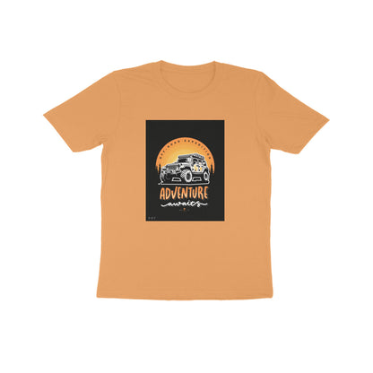 Off Roading Adventure-Kids round neck short sleeves cotton T-shirt (7-14 years)
