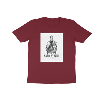 Man of word- Kids round neck short sleeves cotton T-shirt (7-14 years)