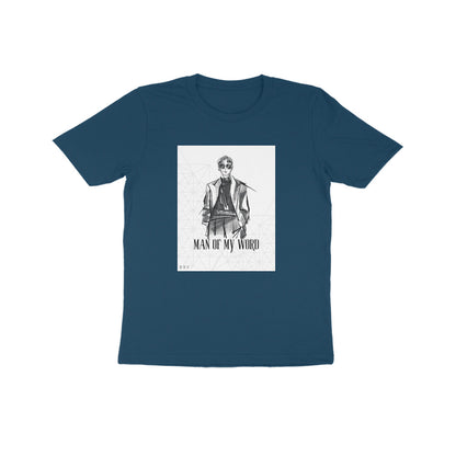 Man of word- Kids round neck short sleeves cotton T-shirt (7-14 years)