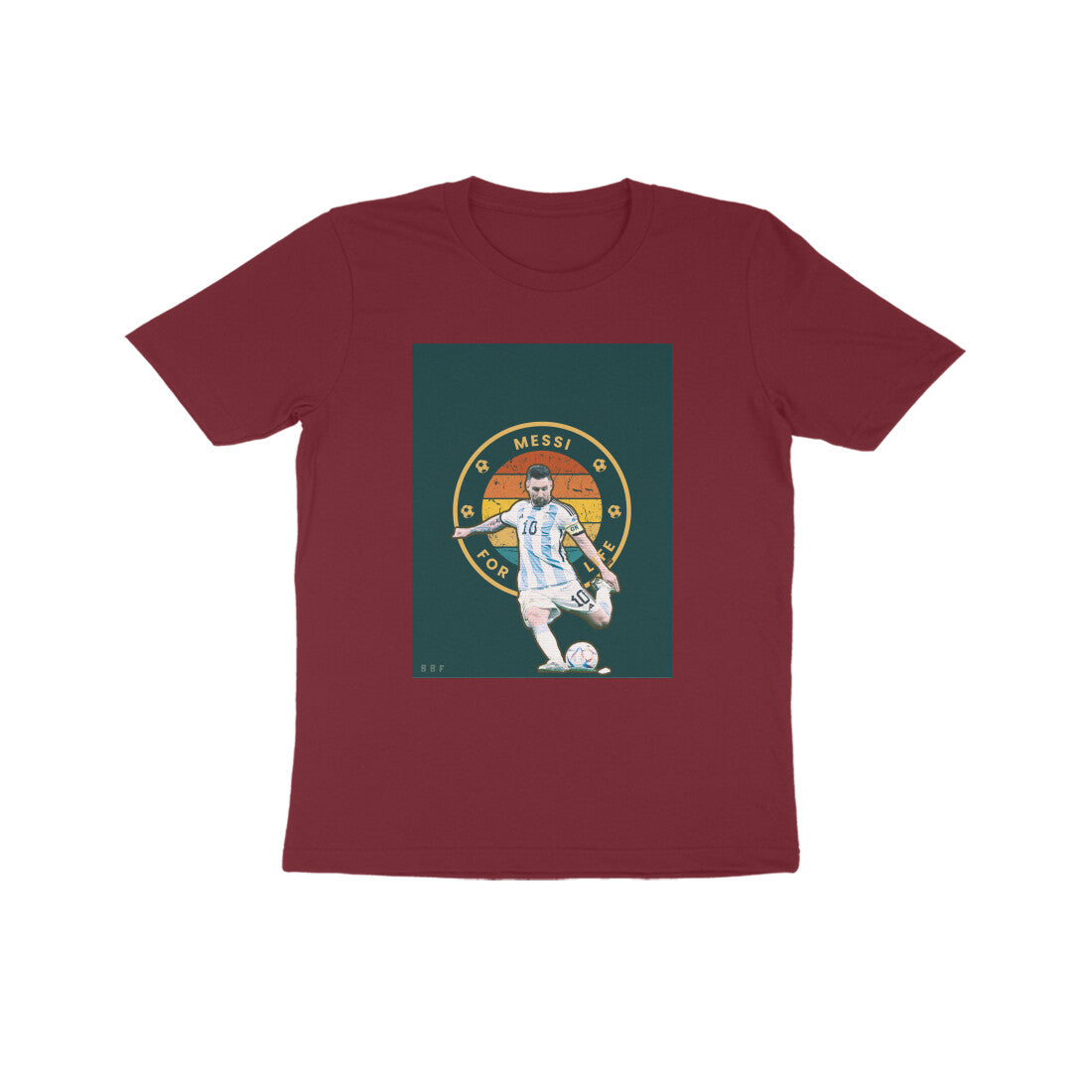 Messi-Kids round neck short sleeves cotton T-shirt (7-14 years)
