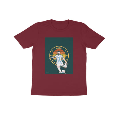 Messi-Kids round neck short sleeves cotton T-shirt (7-14 years)