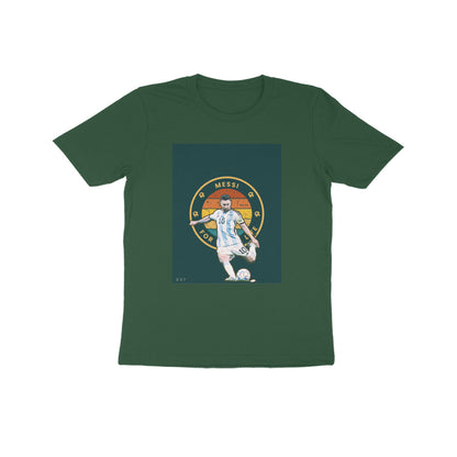 Messi-Kids round neck short sleeves cotton T-shirt (7-14 years)