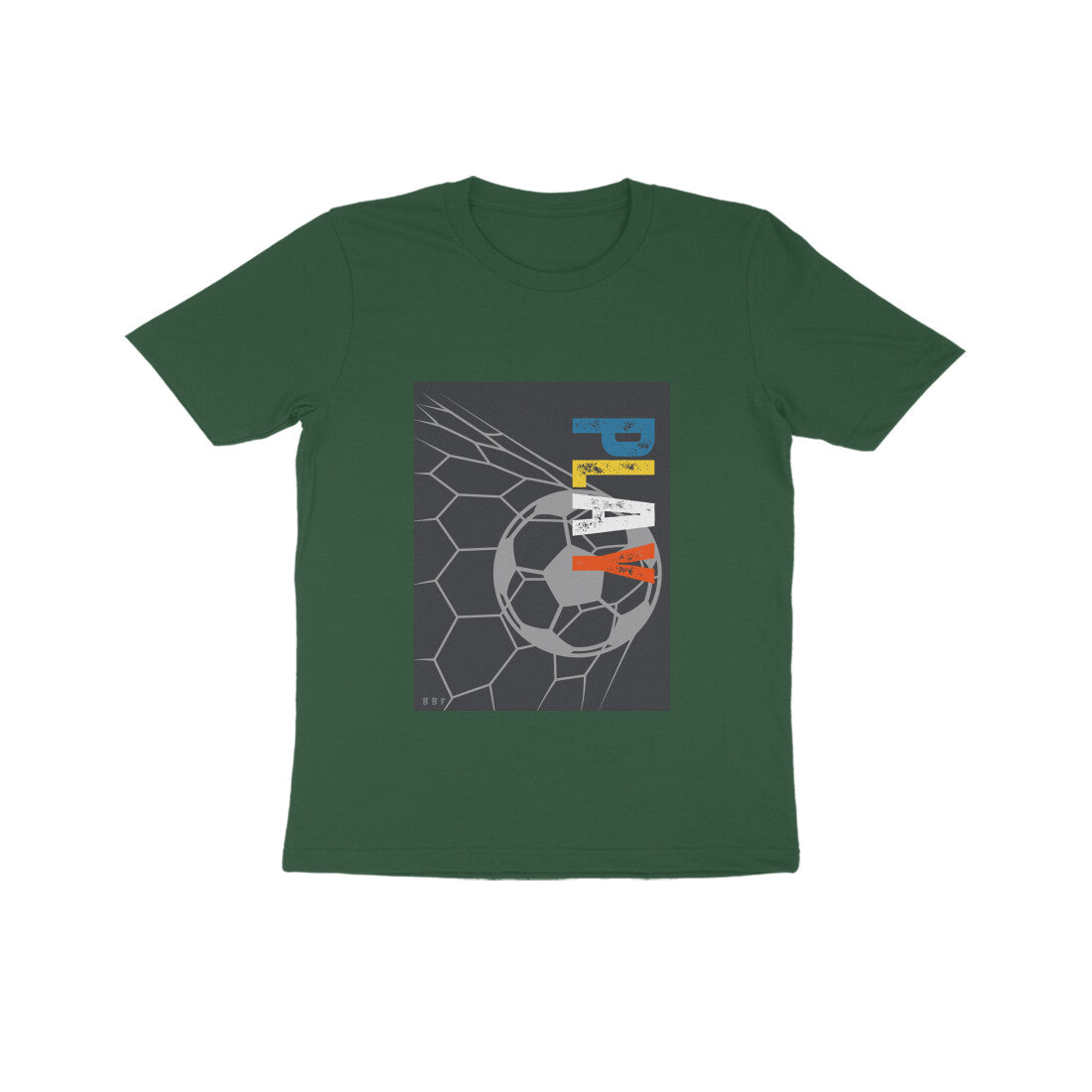 Play Football - Kids round neck short sleeves cotton T-shirt (7-14 years)