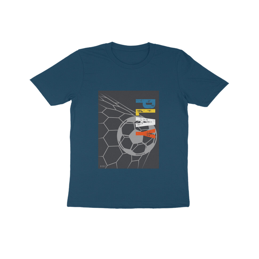 Play Football - Kids round neck short sleeves cotton T-shirt (7-14 years)