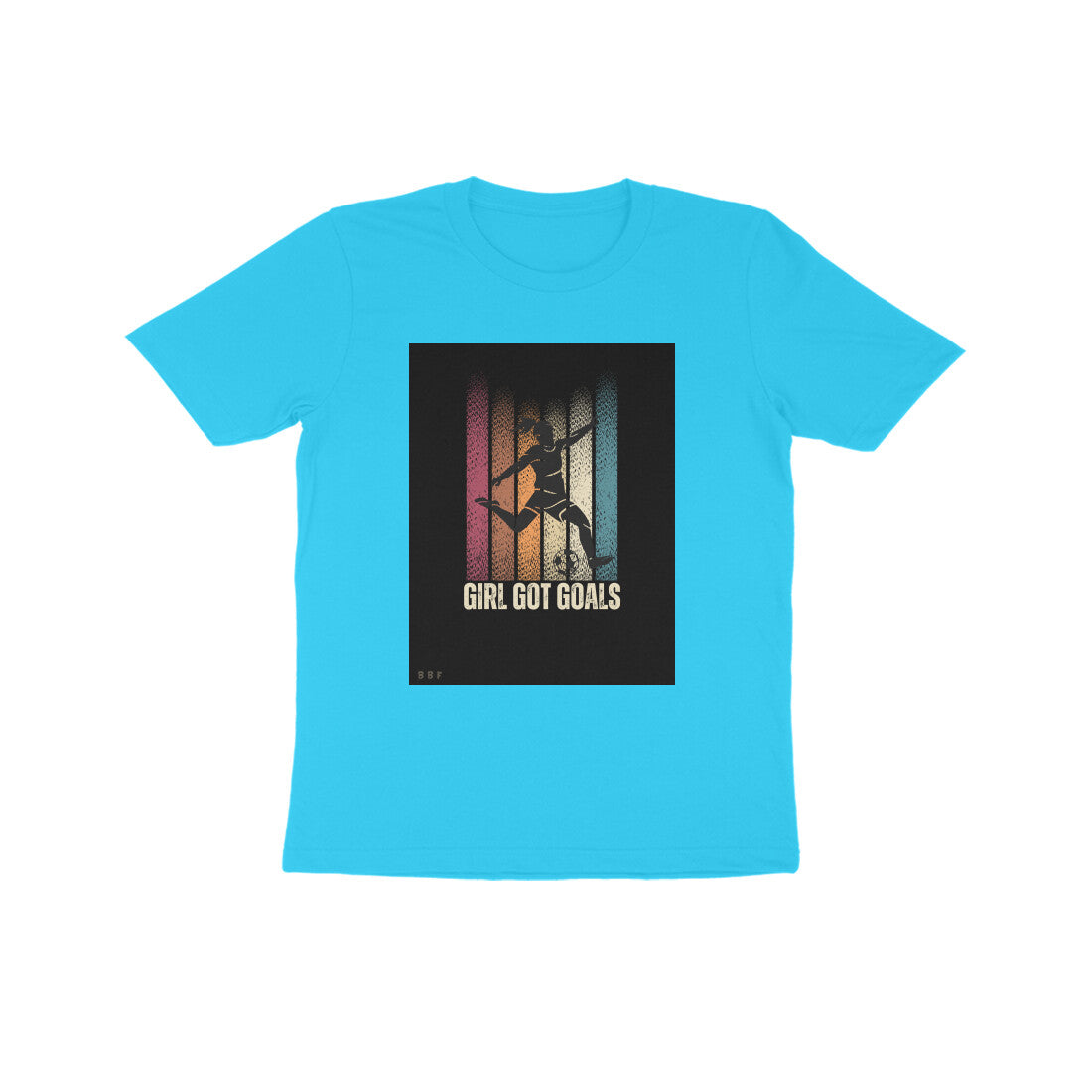 Goals- Kids round neck short sleeves cotton T-shirt (7-14 years)