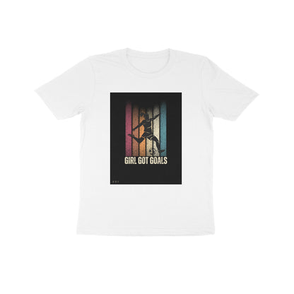 Goals- Kids round neck short sleeves cotton T-shirt (7-14 years)
