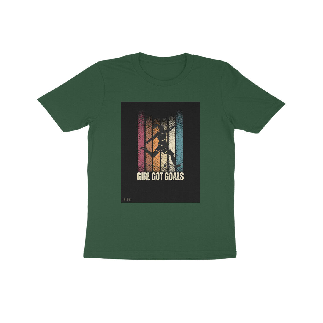 Goals- Kids round neck short sleeves cotton T-shirt (7-14 years)