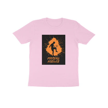 Football Forever- Kids round neck short sleeves cotton T-shirt (7-14 years)