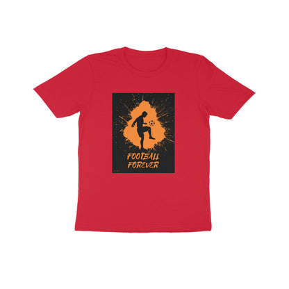 Football Forever- Kids round neck short sleeves cotton T-shirt (7-14 years)