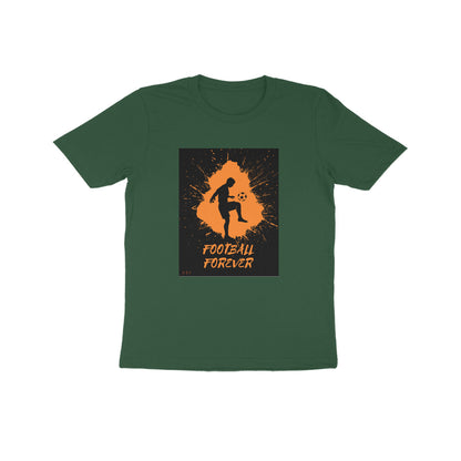Football Forever- Kids round neck short sleeves cotton T-shirt (7-14 years)