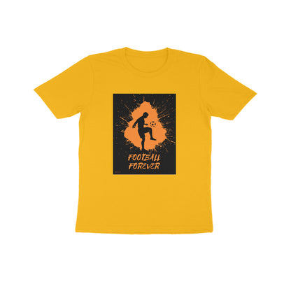 Football Forever- Kids round neck short sleeves cotton T-shirt (7-14 years)
