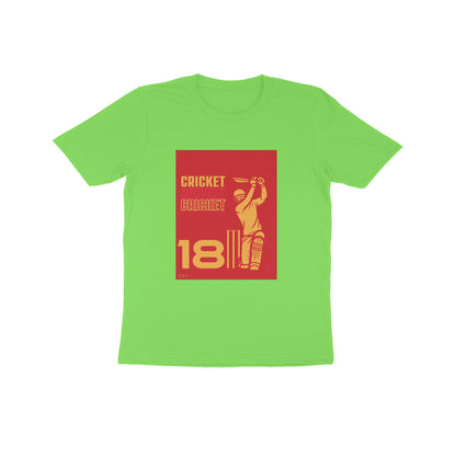 Cricket 18- Kids round neck short sleeves cotton T-shirt (7-14 years)