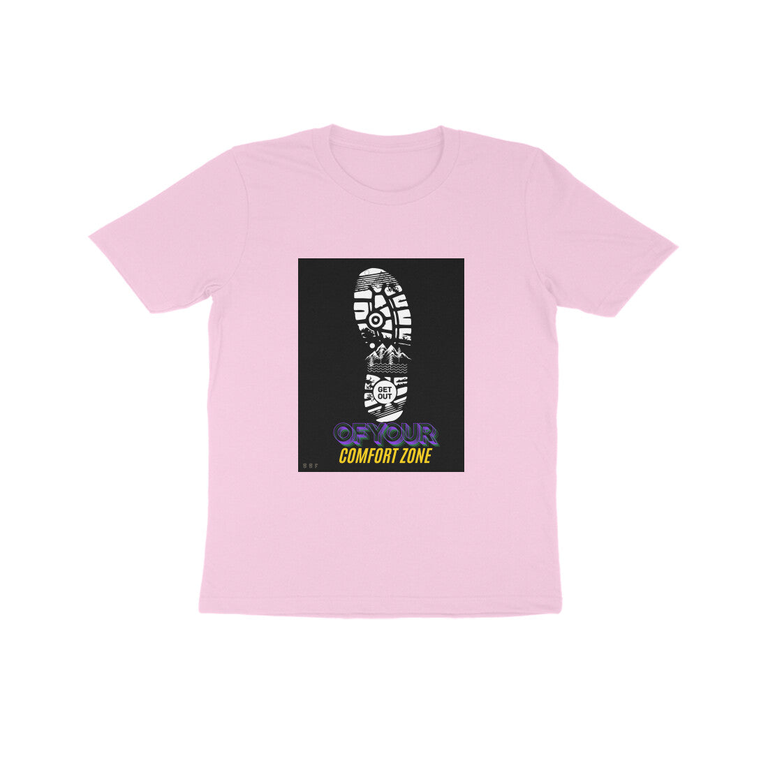 Step Out- Kids round neck short sleeves cotton T-shirt (7-14 years)