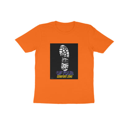 Step Out- Kids round neck short sleeves cotton T-shirt (7-14 years)