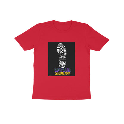 Step Out- Kids round neck short sleeves cotton T-shirt (7-14 years)