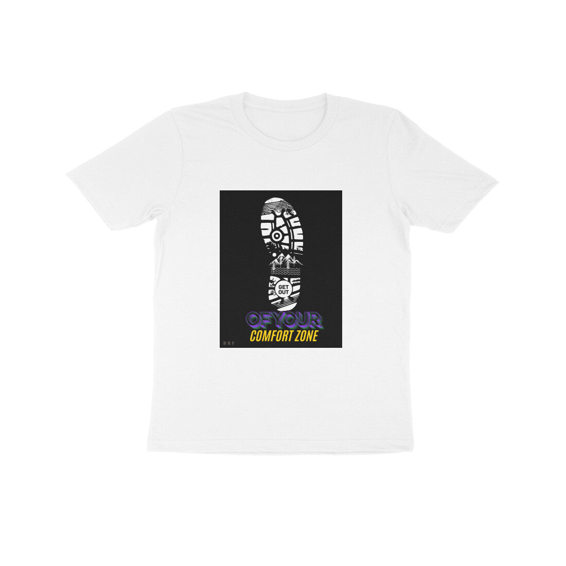 Step Out- Kids round neck short sleeves cotton T-shirt (7-14 years)