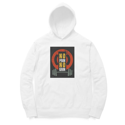 No pain no gain- Mens Oversized Hoodie