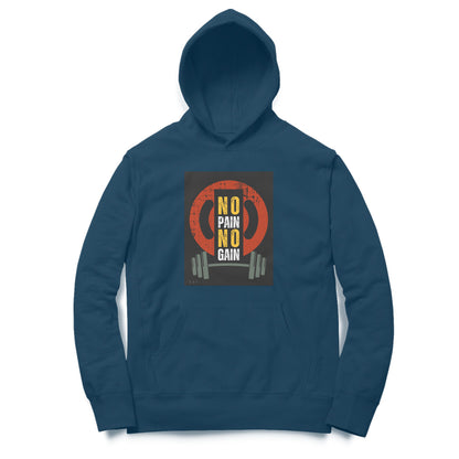 No pain no gain- Mens Oversized Hoodie