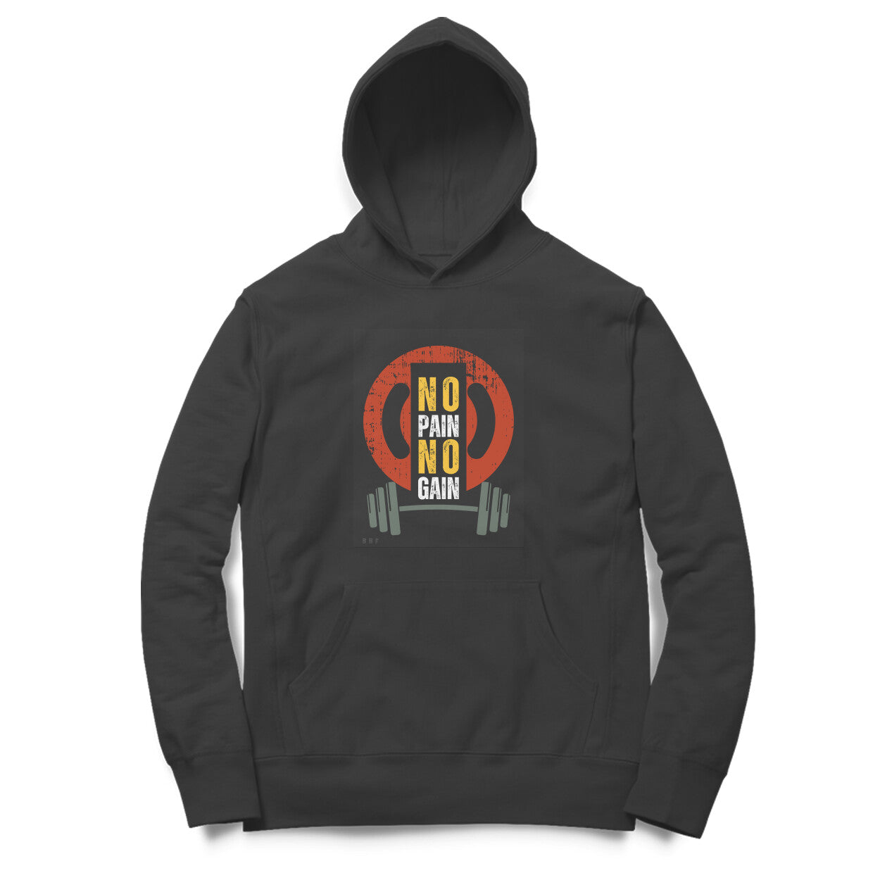 No pain no gain- Mens Oversized Hoodie